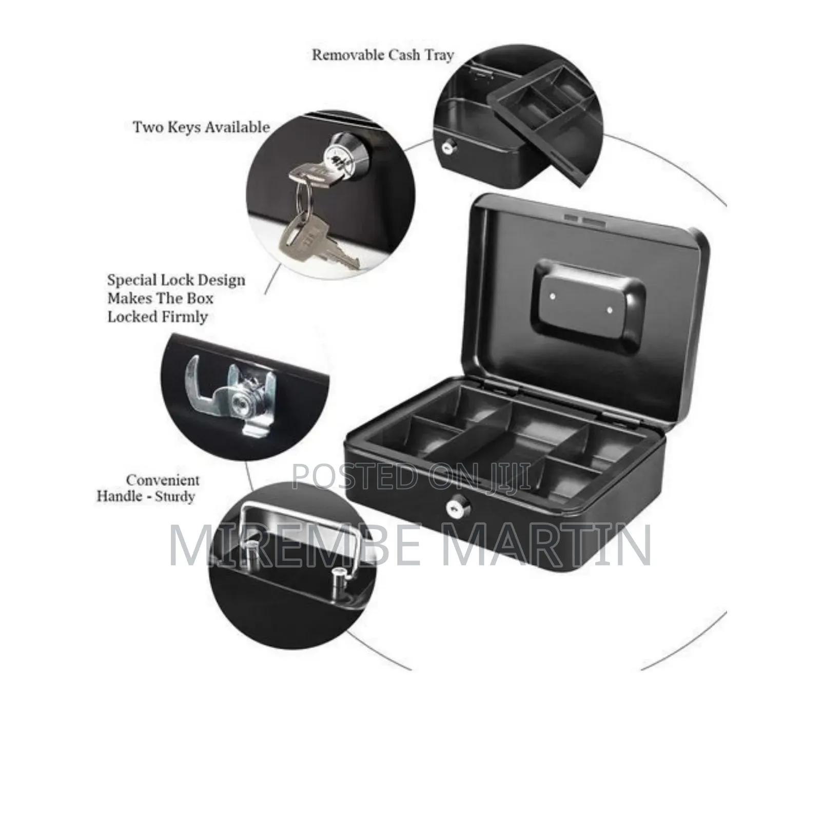 Cash Box "10" 250mm X200mm X 90mm.