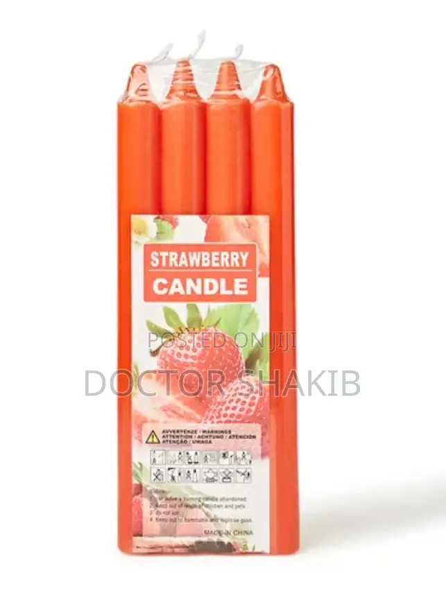 4pc Flavored Scented Candle Set