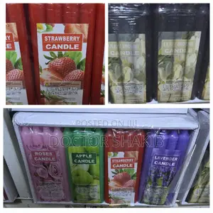 4pc Flavored Scented Candle Set