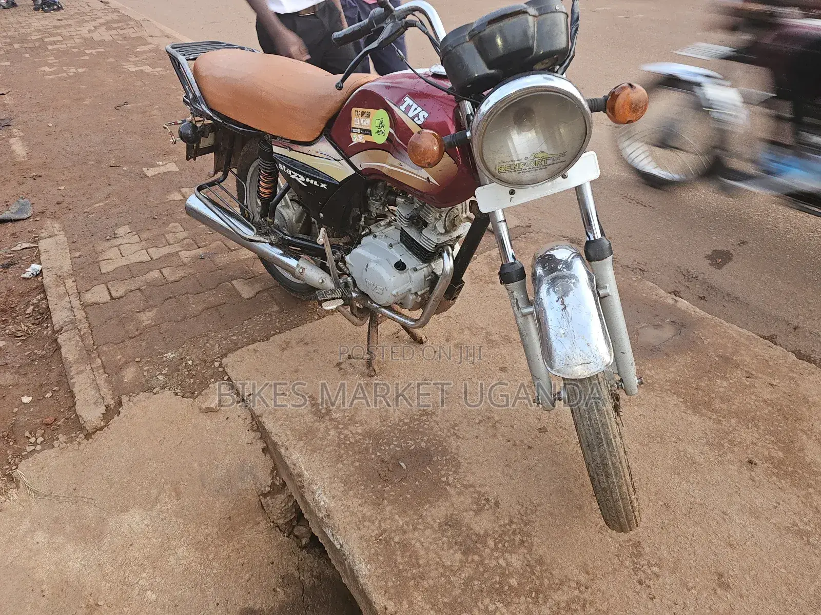TVS XL 100 2017 Red