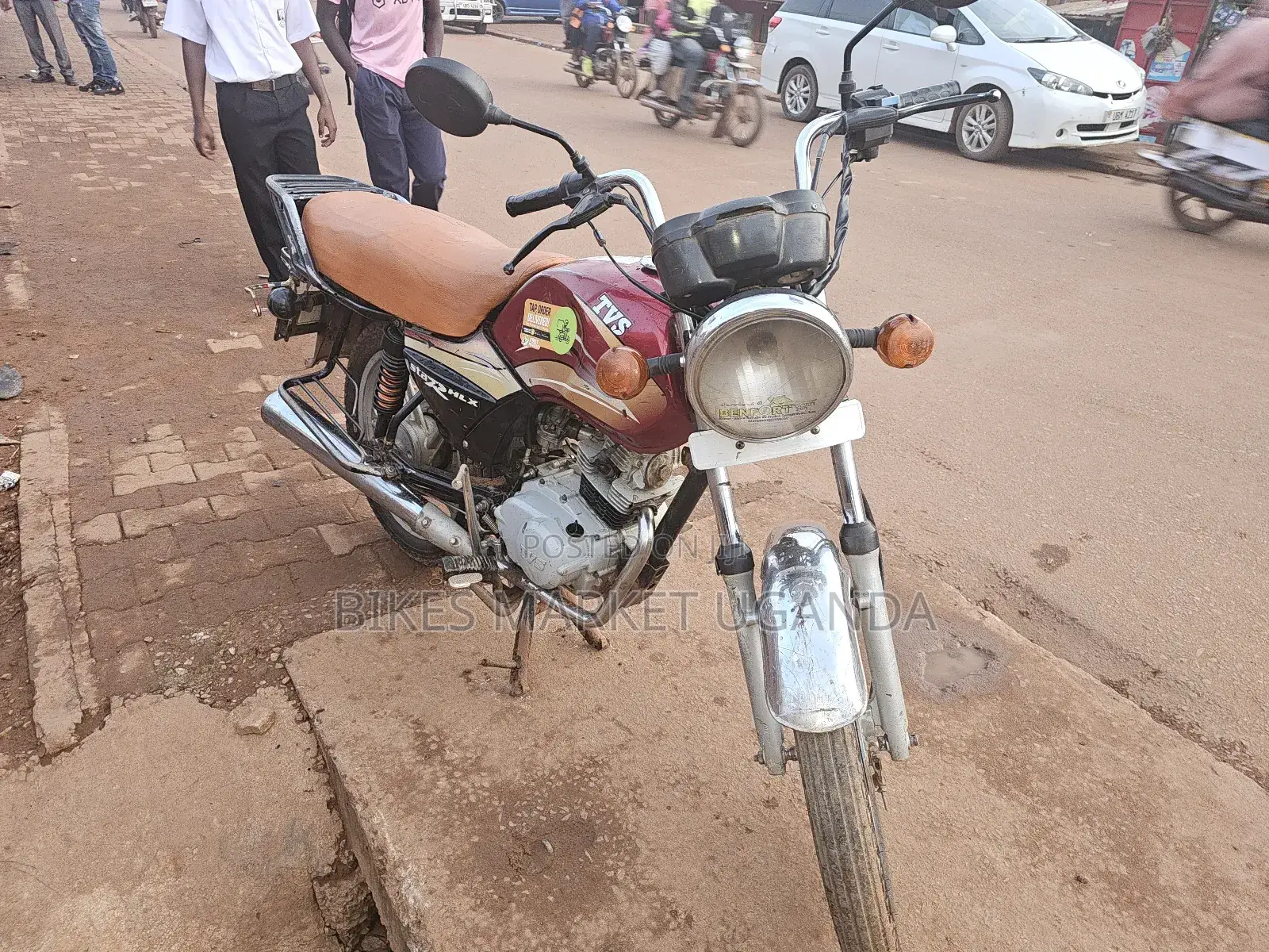 TVS XL 100 2017 Red