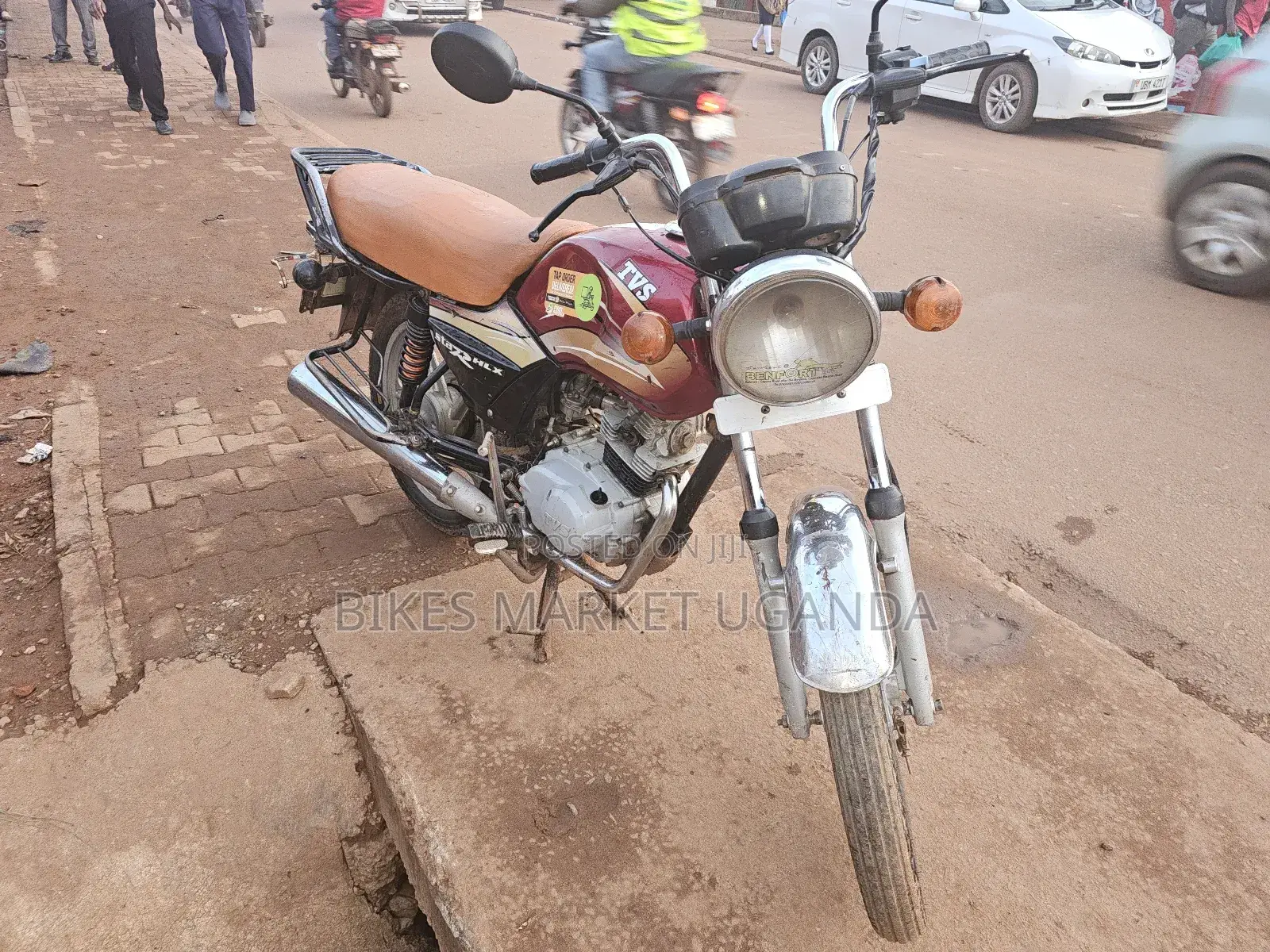 TVS XL 100 2017 Red
