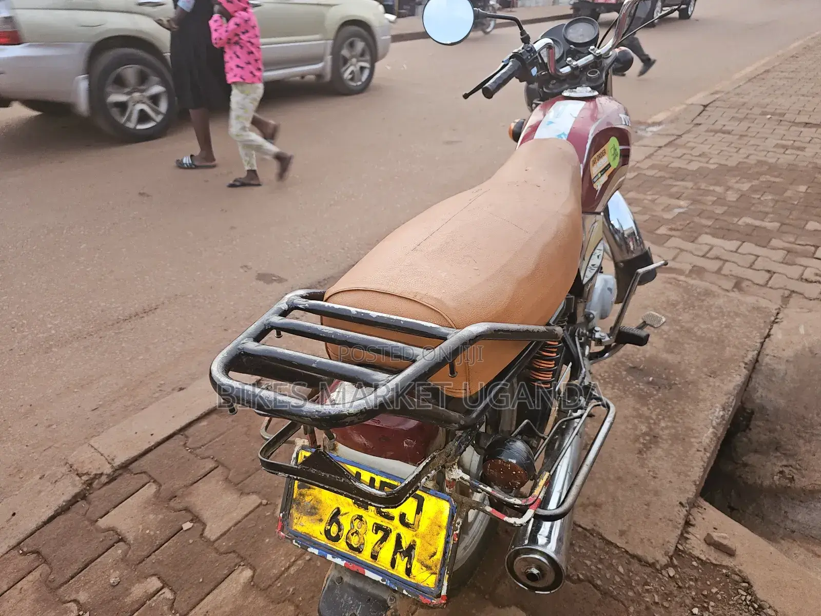 TVS XL 100 2017 Red