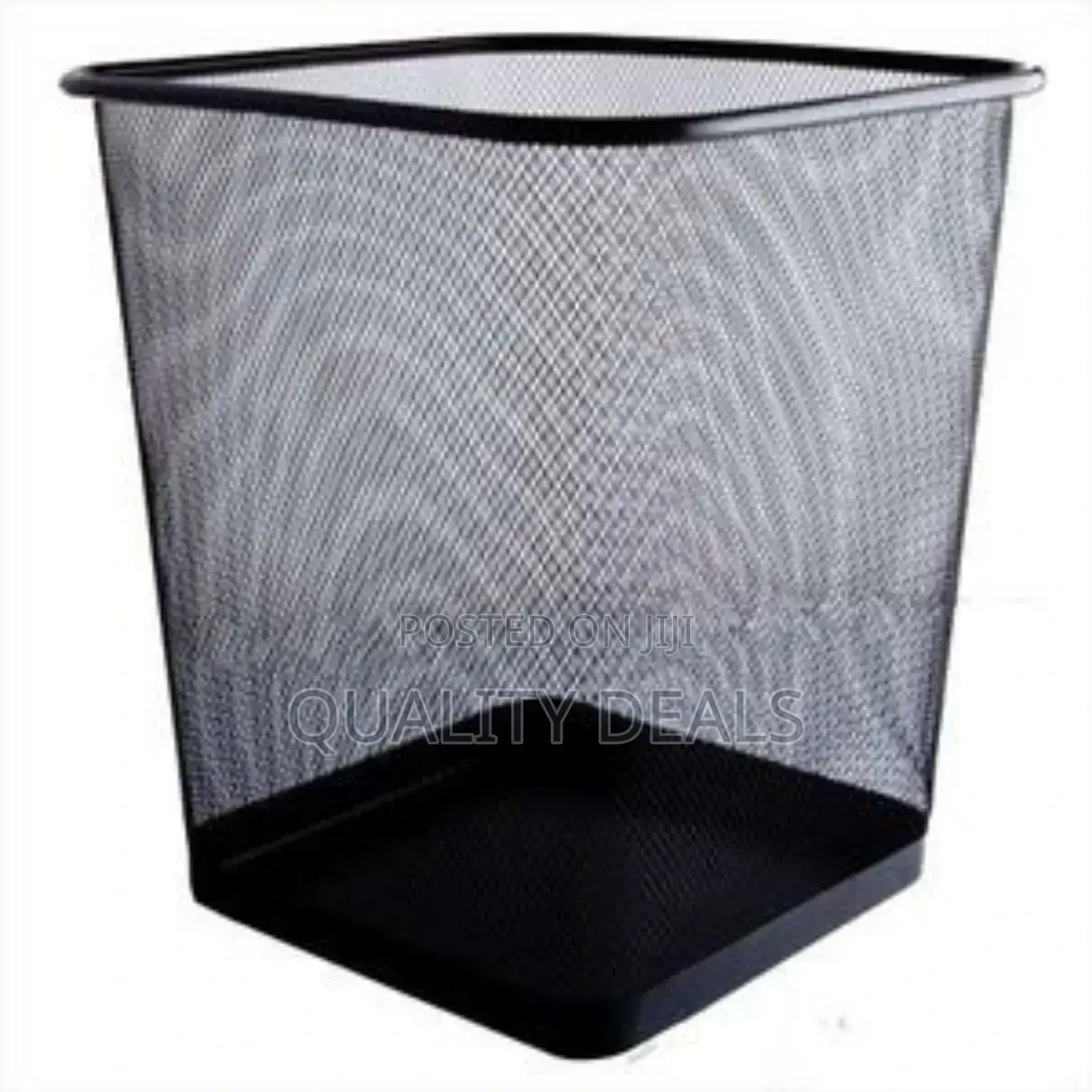 Metal Mesh Square Trash Can