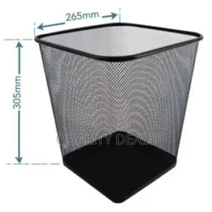 Metal Mesh Square Trash Can