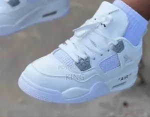 Airjordan 4 White Sneakers