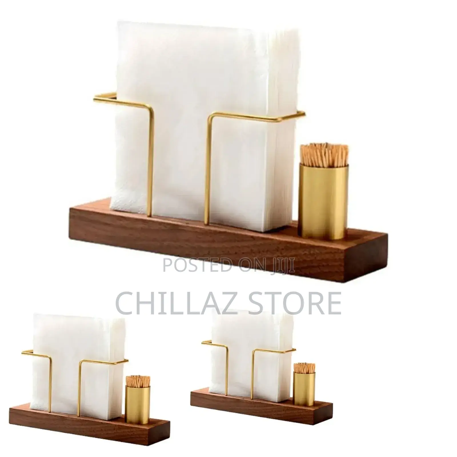 Portable Table Wooden Tissue