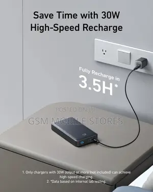 Anker 537 65W PD Power Bank (Powercore for Laptop)