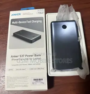 Anker 537 65W PD Power Bank (Powercore for Laptop)
