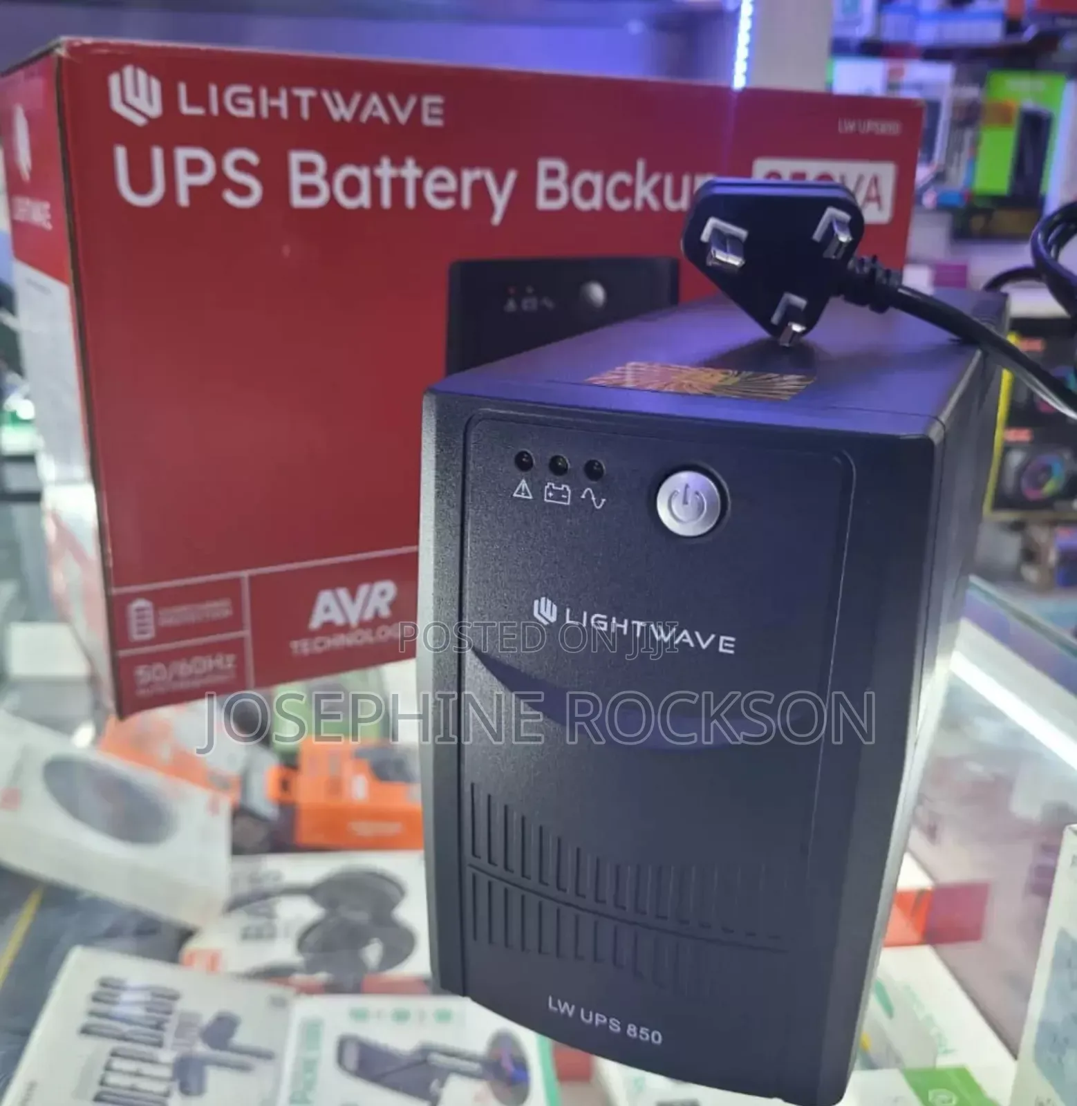 Light Wave UPS Battery Back Up 850VA