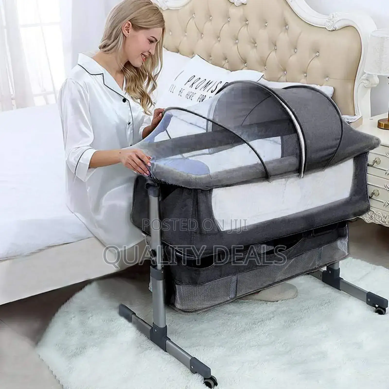 Multifunction Newborn Baby Foldable Crib Bed