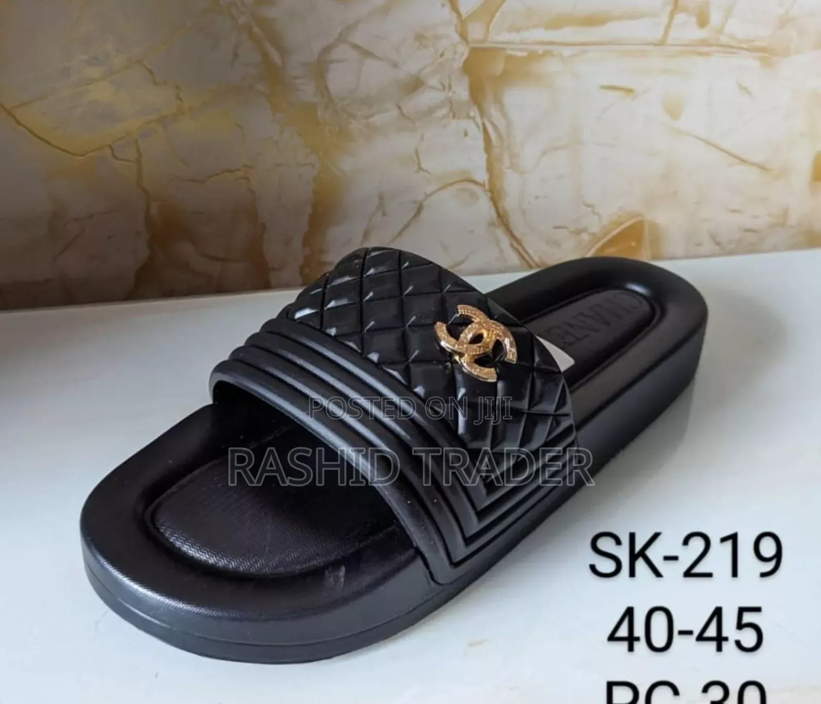 Super Quality Black Sandals