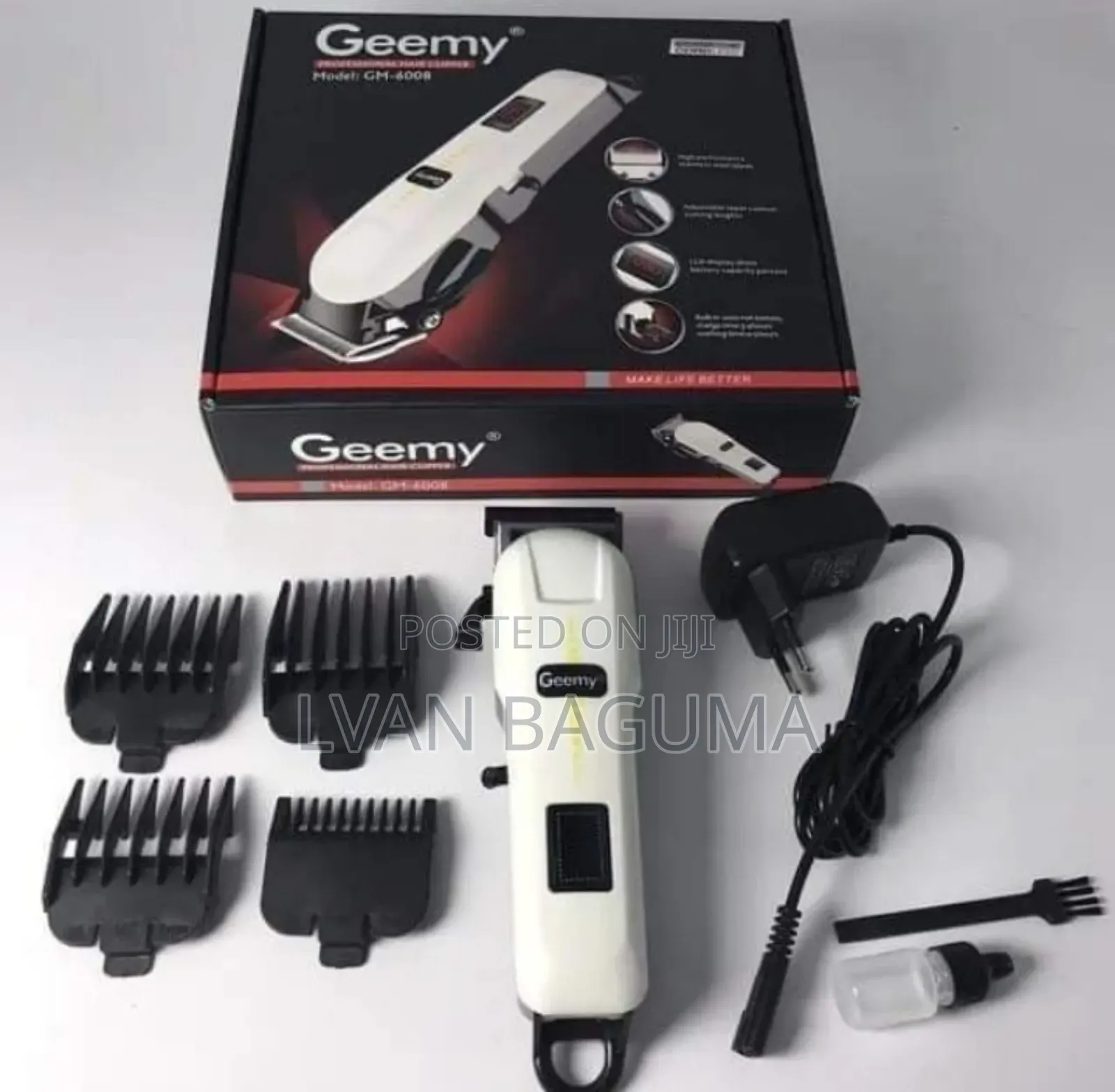 Geemy Professional Hair Clipper ( Gm 6008 ) - Rechargeable