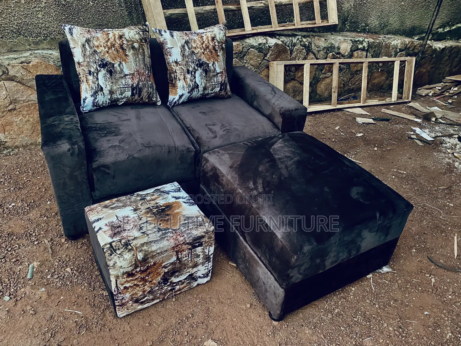 Mini Brown Two Seater L