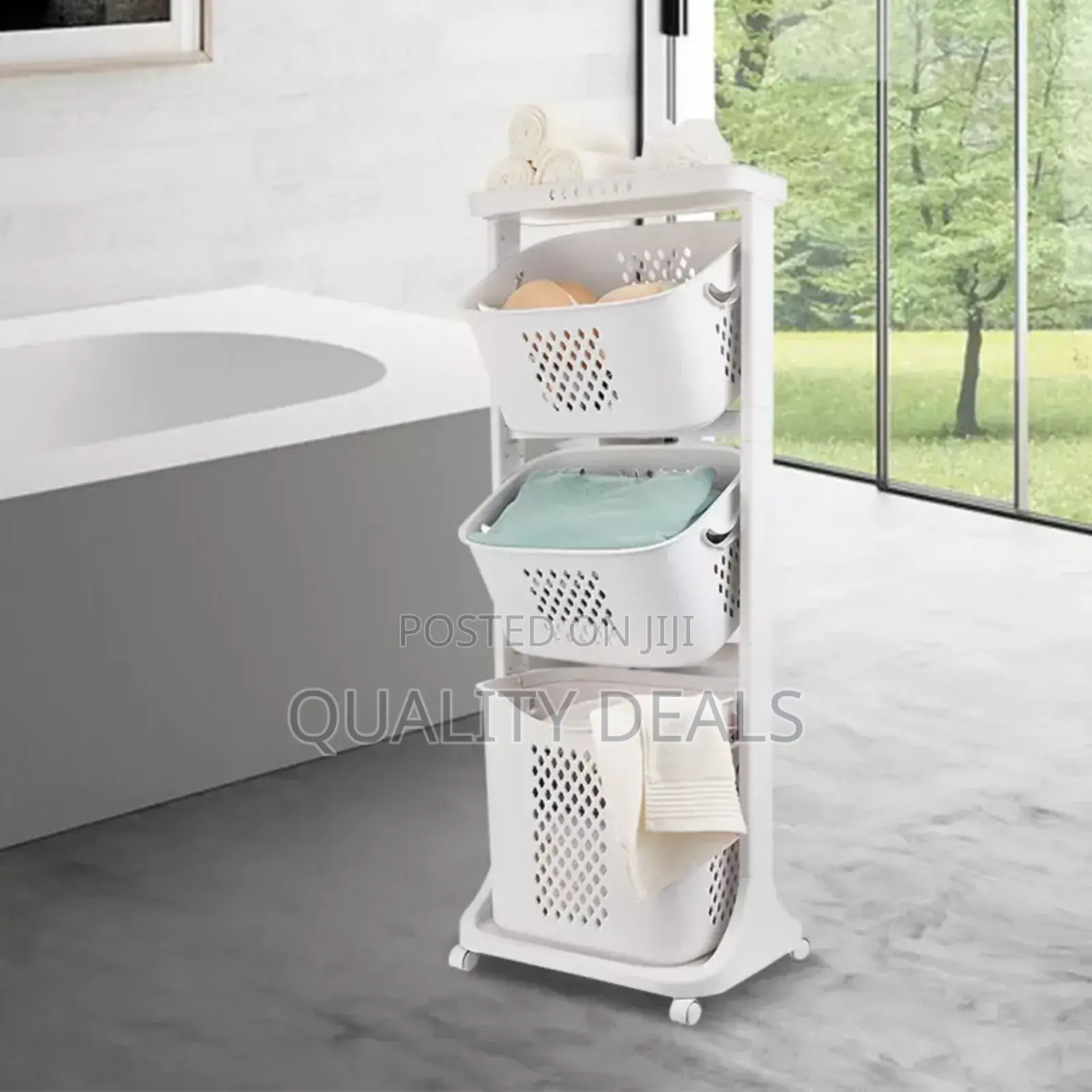 Plastic 3 Tier Kitchen Storage Basket