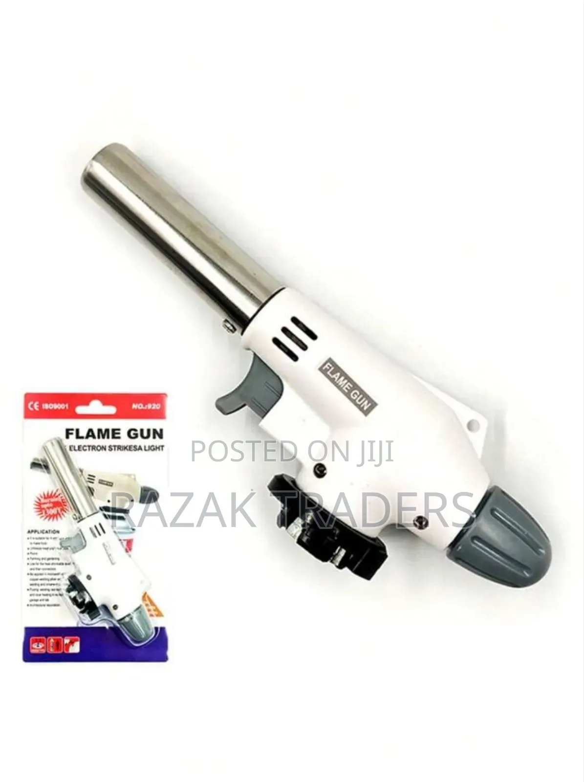 Portable Metal Flame Gun BBQ Heating Ignition Butane Camping
