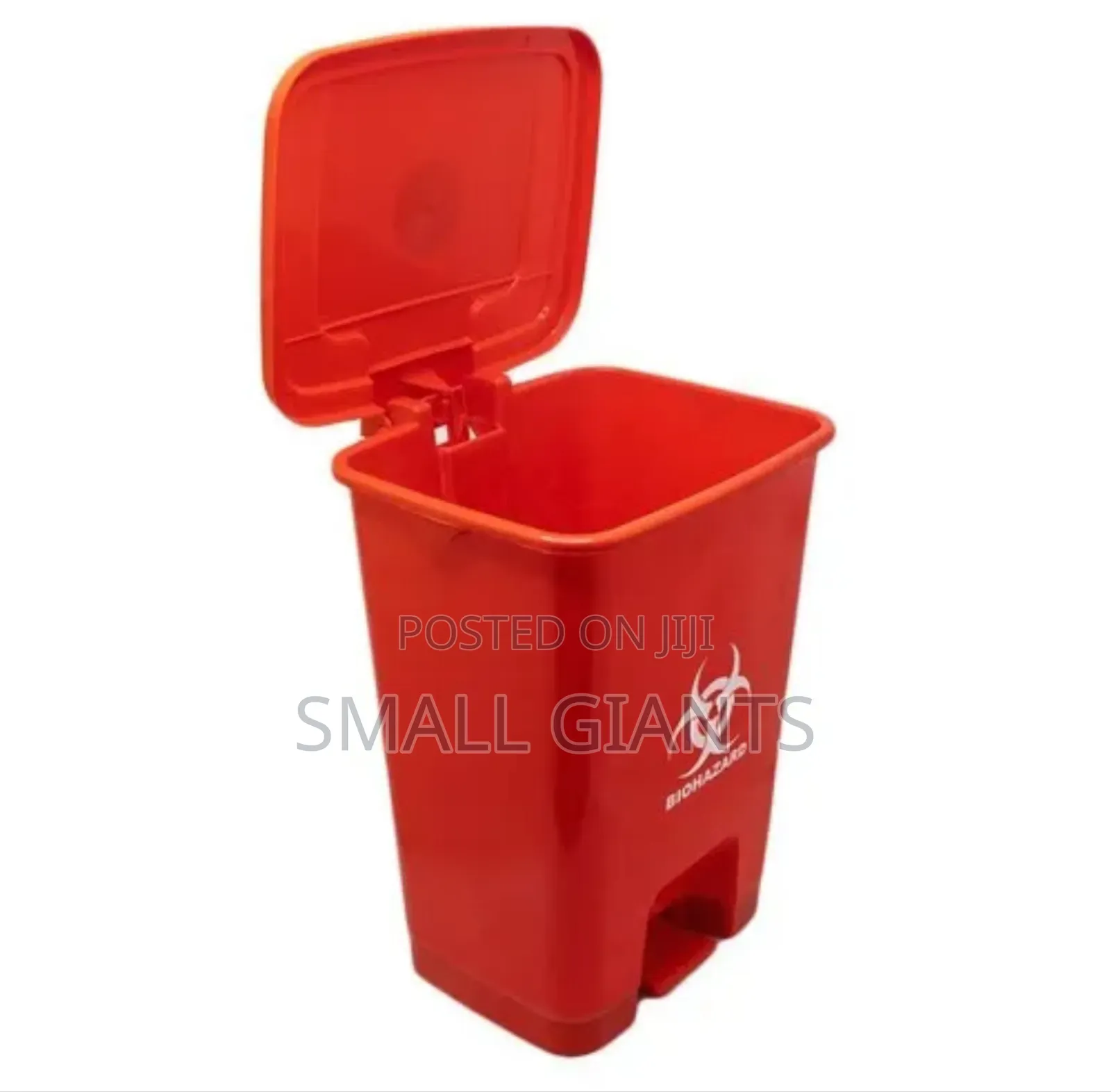 Plastic Bio Waste Dust Bin 15 Litres (Red)