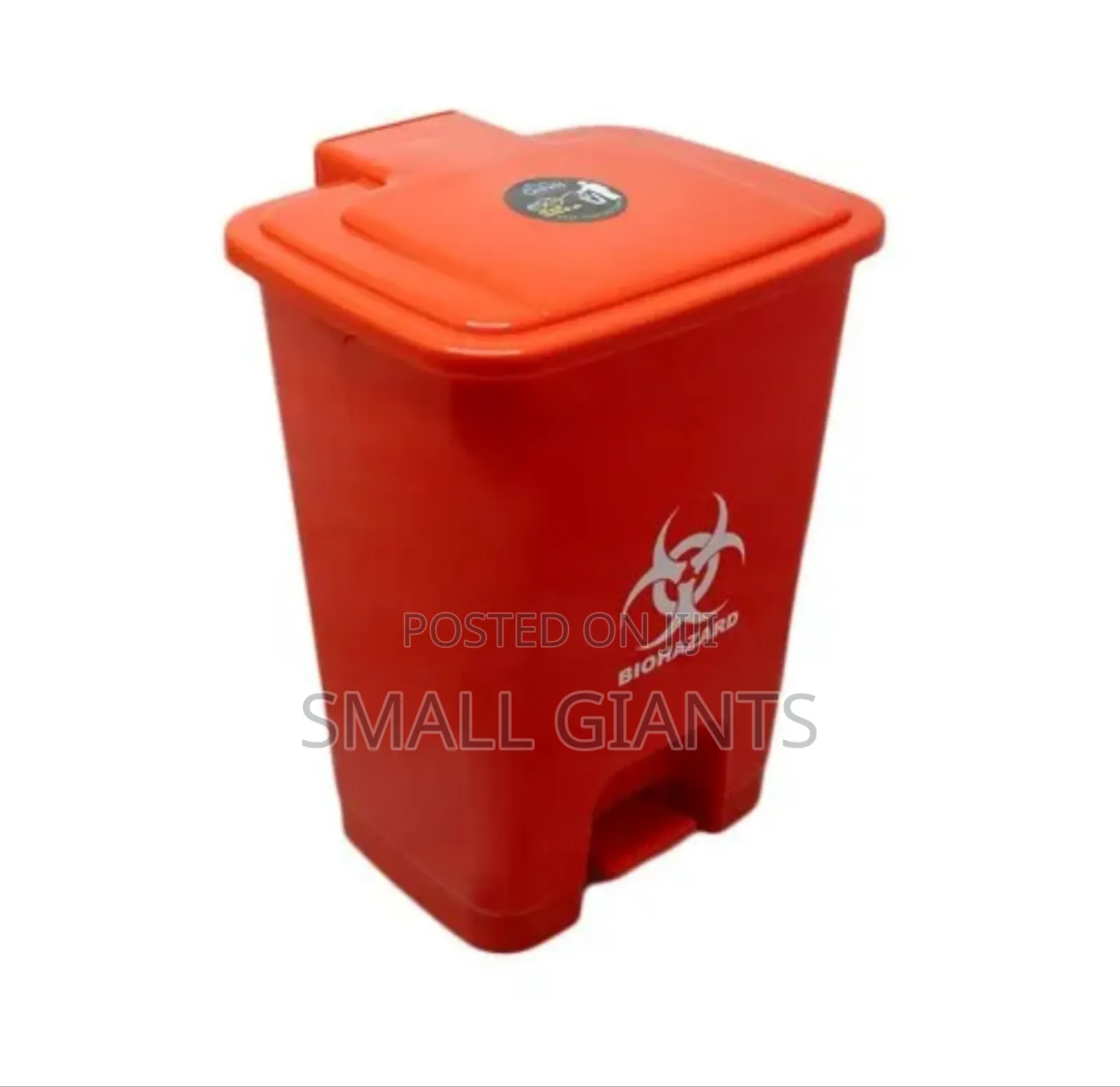 Plastic Bio Waste Dust Bin 15 Litres (Red)