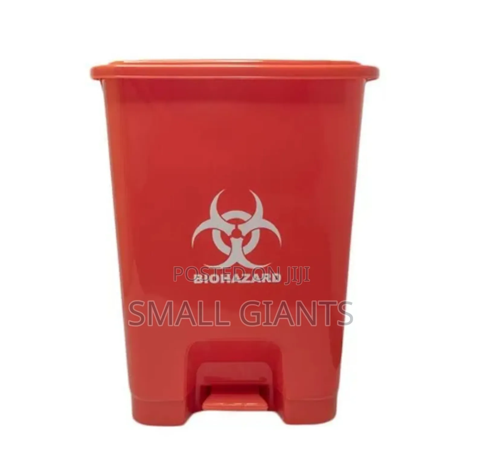Plastic Bio Waste Dust Bin 15 Litres (Red)