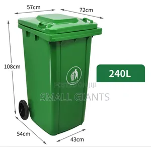 Sanitation Large 240L Roller Trash Bin