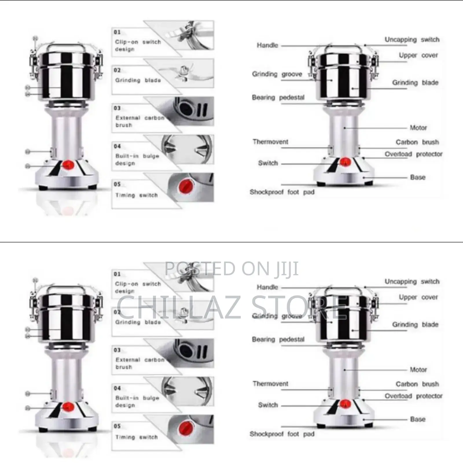 Stainless Spice Grinder