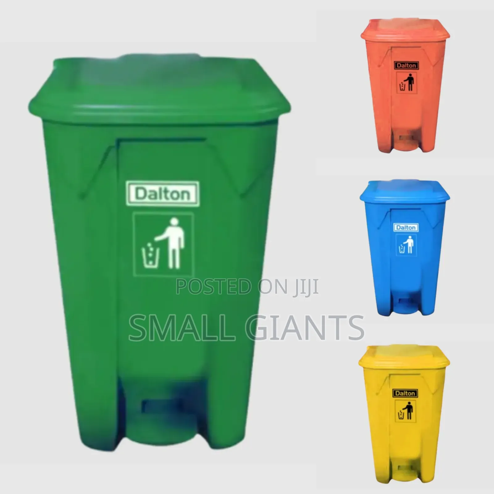 Dalton 50 Liter Middle Pedal Without Wheels Dustbin