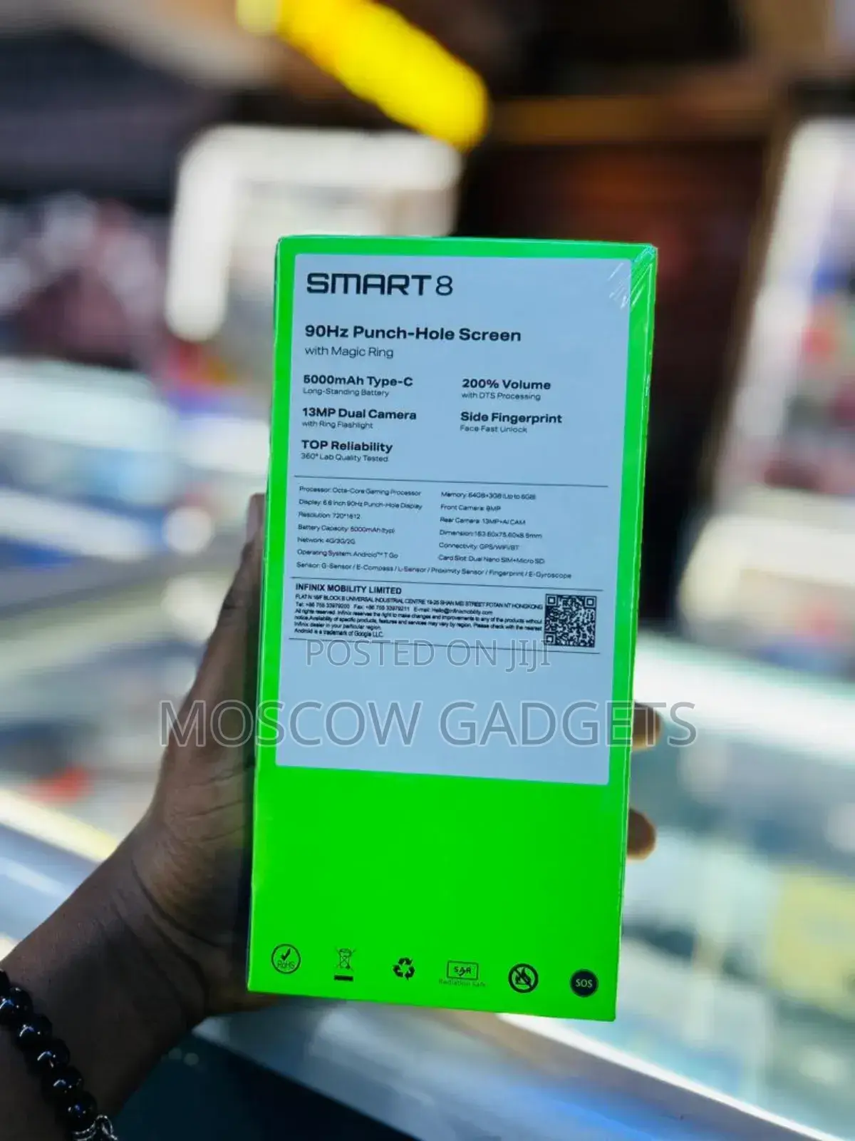 New Infinix Smart 8 64 GB Green