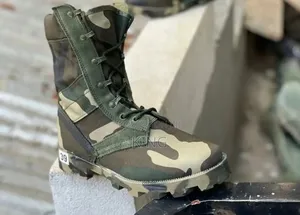 Comuflage Green Combat Boots