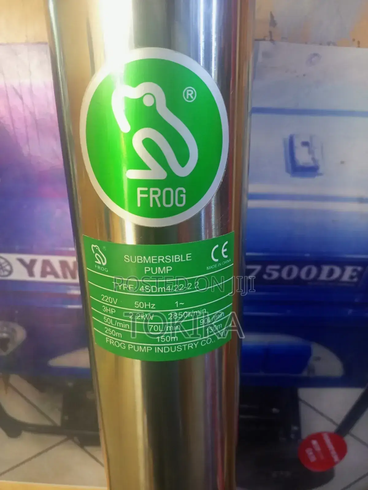 Frog Submersible Water Pump 250meters ( 750feet) Heavy Duty