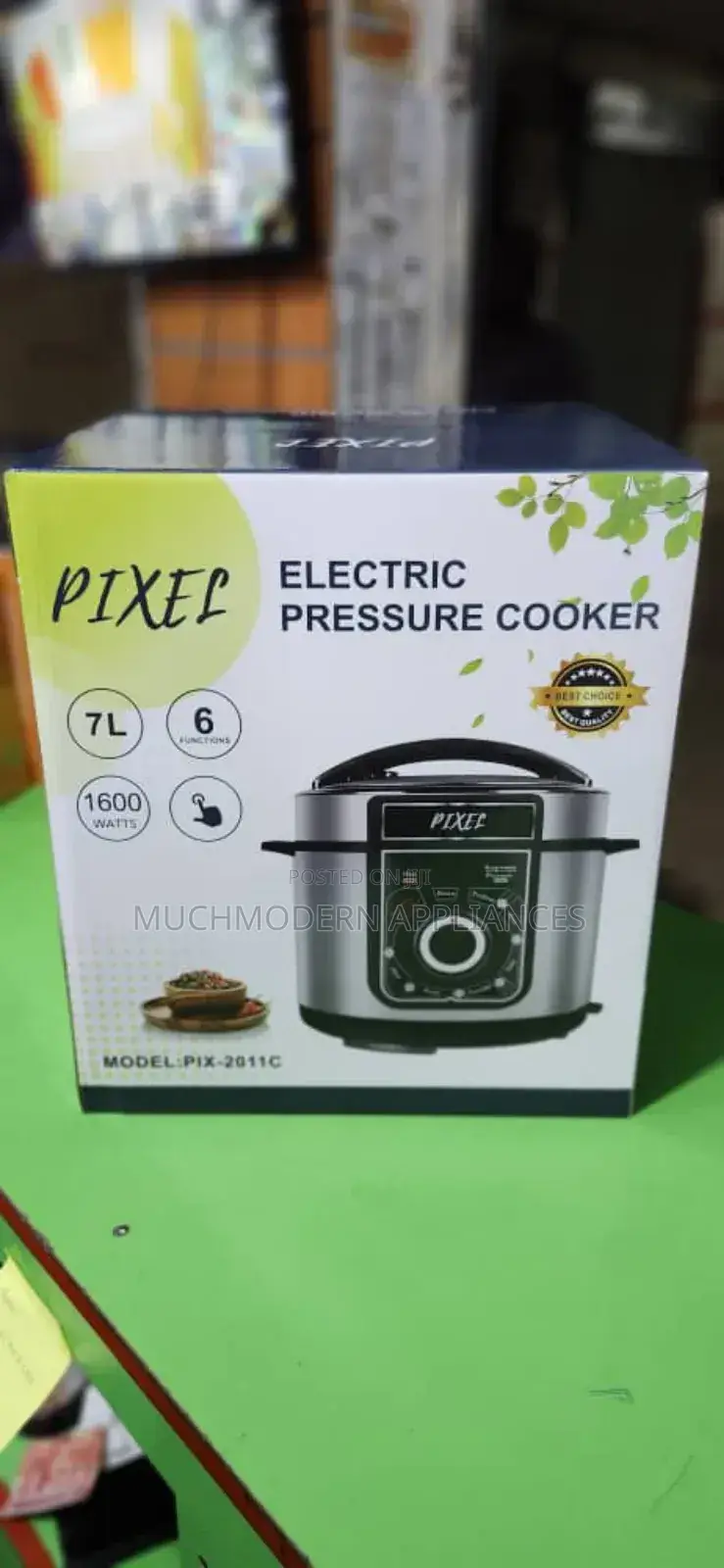 Pixel Electric Pressure Cooker 7L