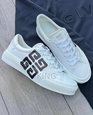 Givenchy X Josh Smith City Sport Sneakers White and Black