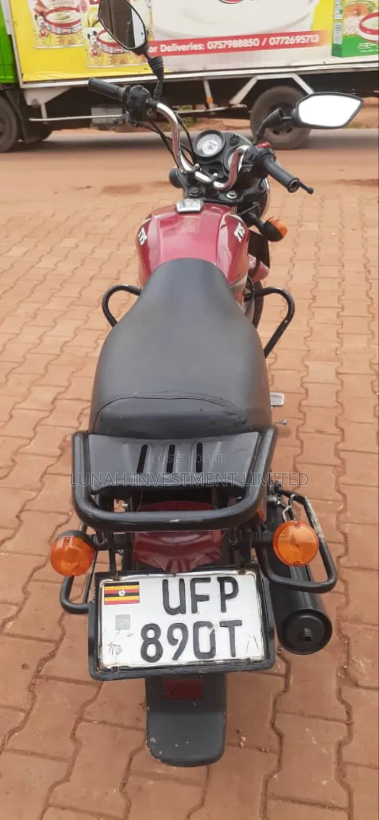 TVS HLX 125 2023 Red