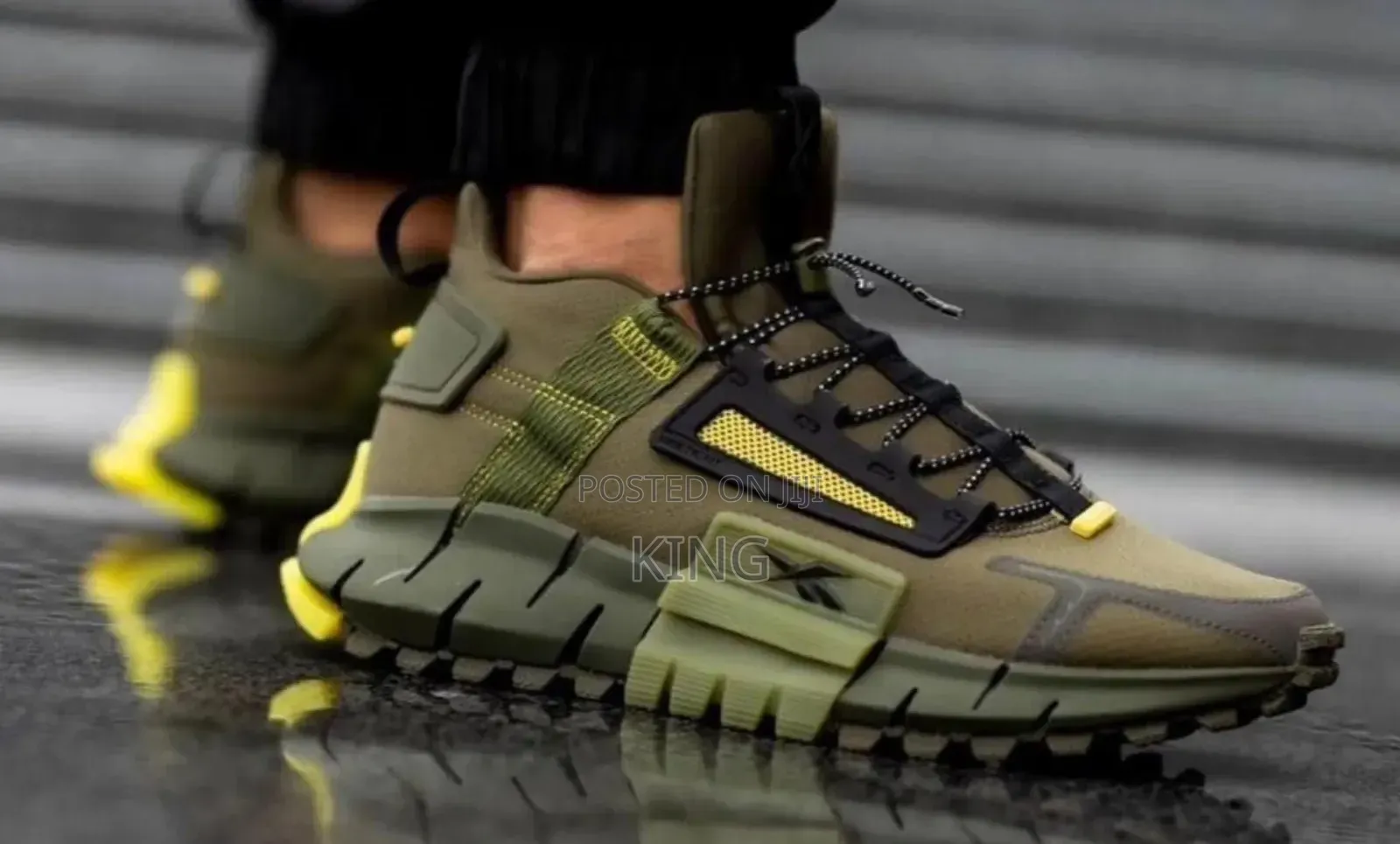 Reebok Zig Kinetica Edge
Army Green/ Black/ Utility Yellow