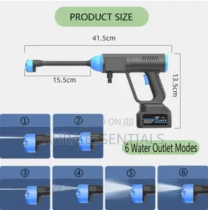 Cordless Pressure Washer Portable Power Cleaner Gun