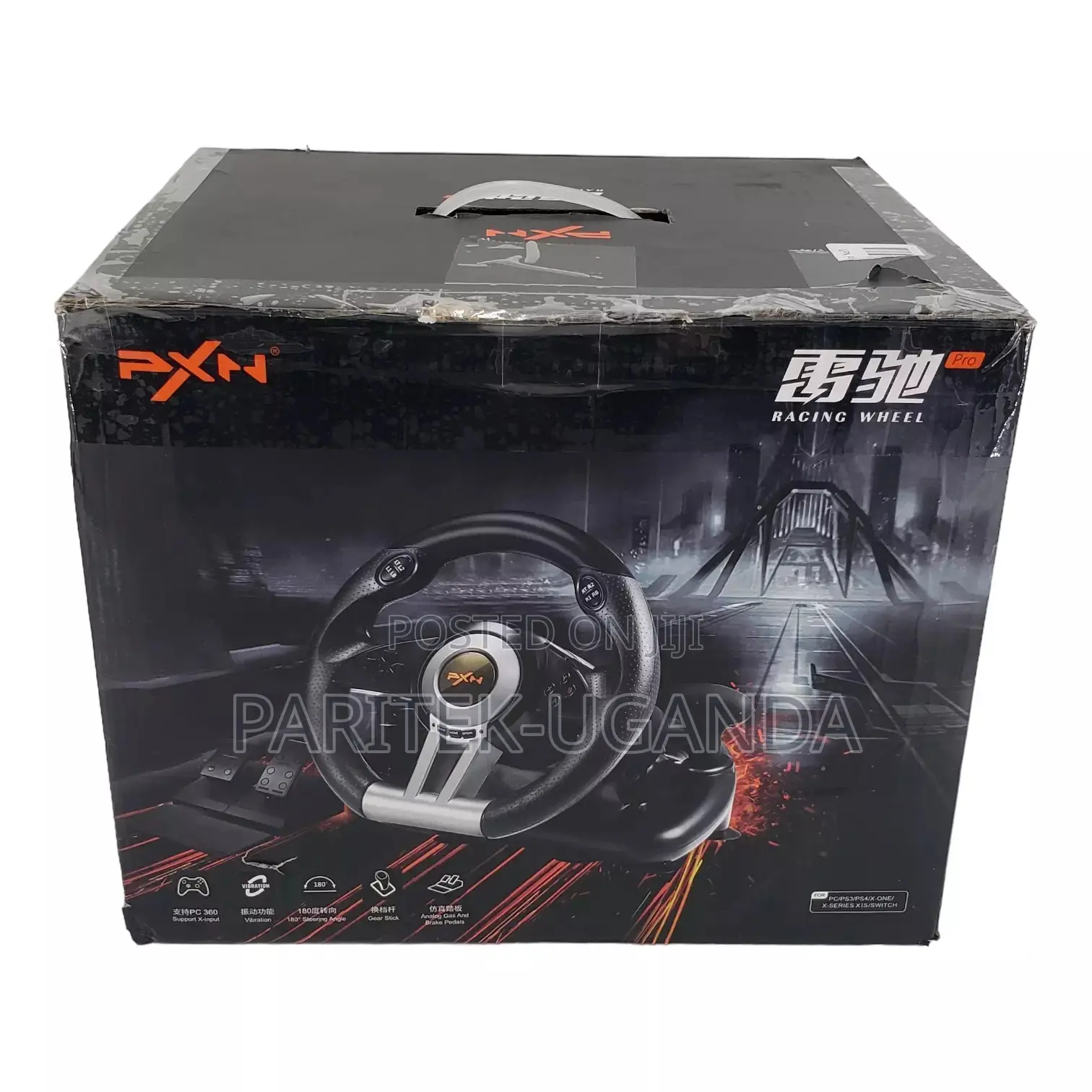 PXN Force Feedback Steering Wheel Gaming, V10