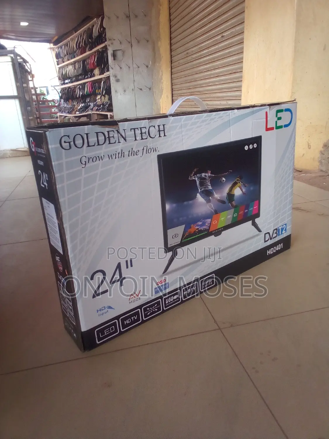 New 24 Inches GOLDEN TECH Digital Flat Screen Tv