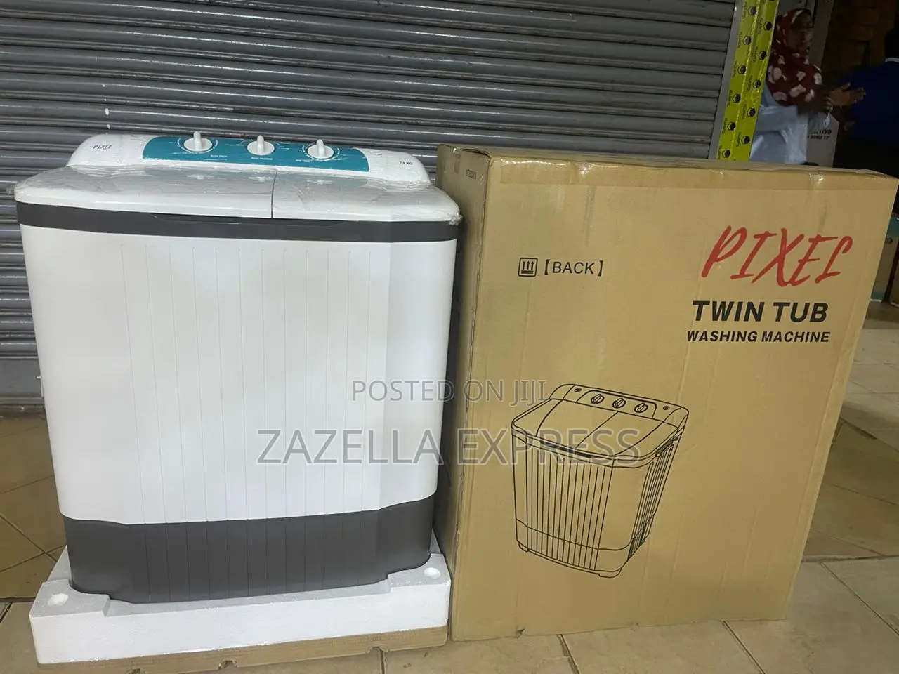 Pixel 7kg Twin Tub Washing Machine