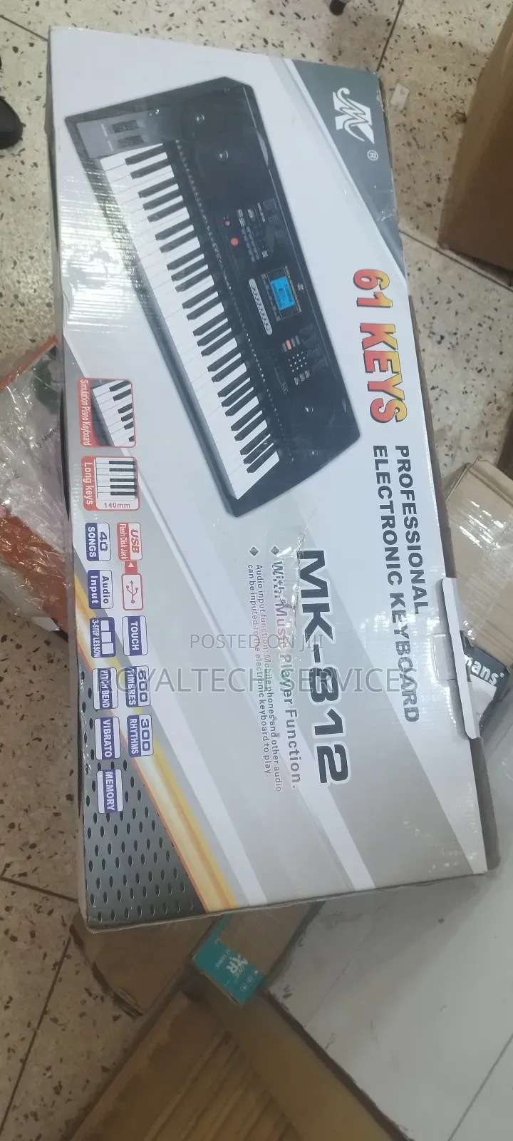Electric Piano Keyboard With Stand