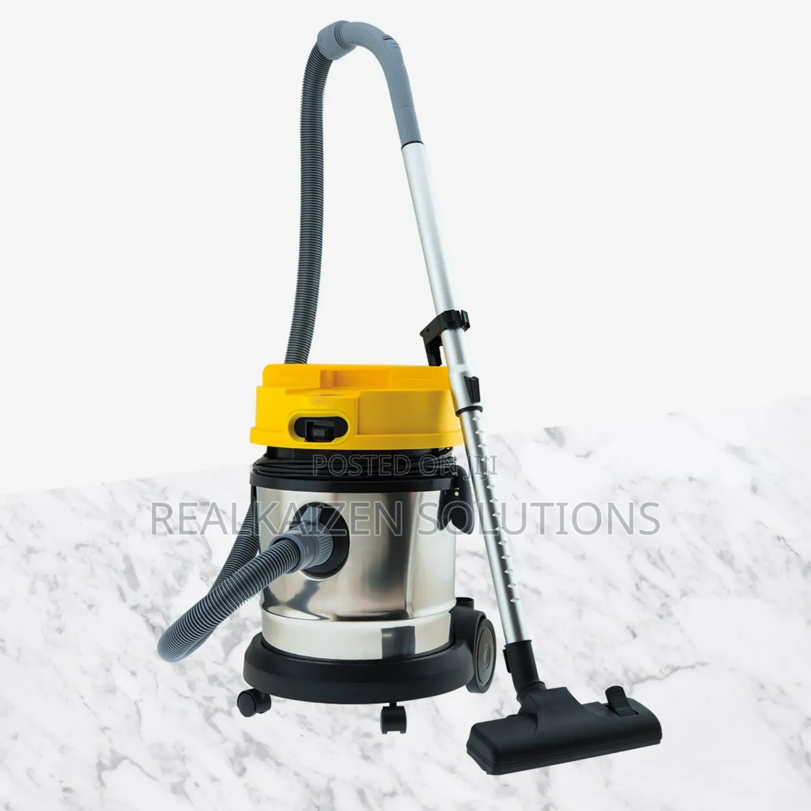 GEEPAS 3 in 1 Wet| Dry| Blow| Stainless Steel Vacuum Cleaner