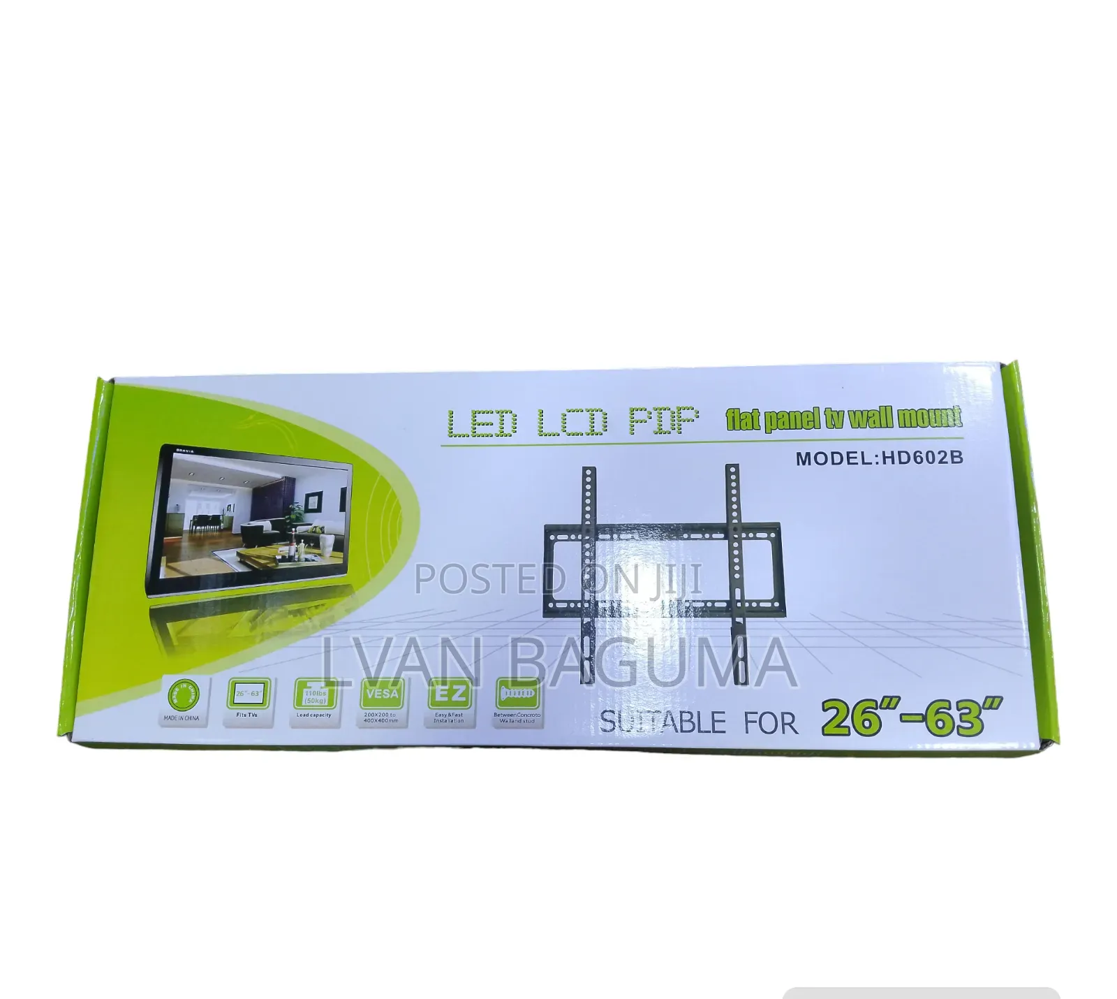 LED, LCD, PDP Flat Panel TV Wall Mount - 26" - 63/65" Inches