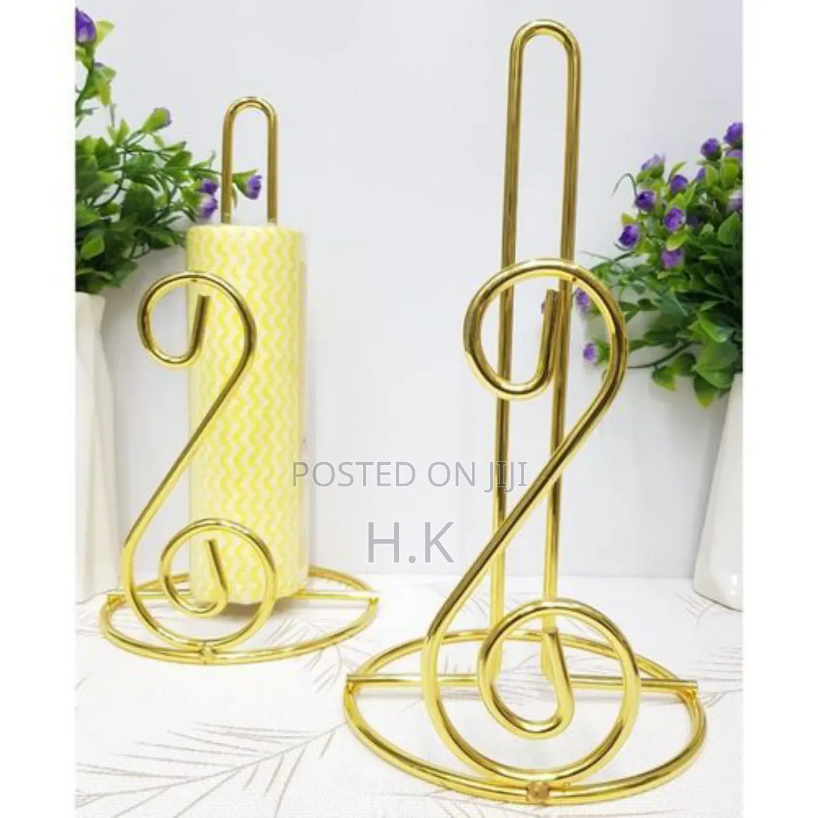 Golden Tissue Holder
