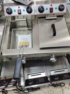 Multifunctional Electric Commercial Deepfryer Double 20l