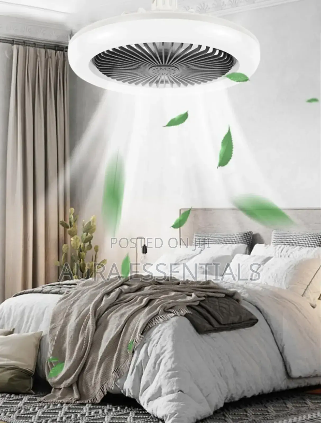 Silent Ceiling Fan With Light
