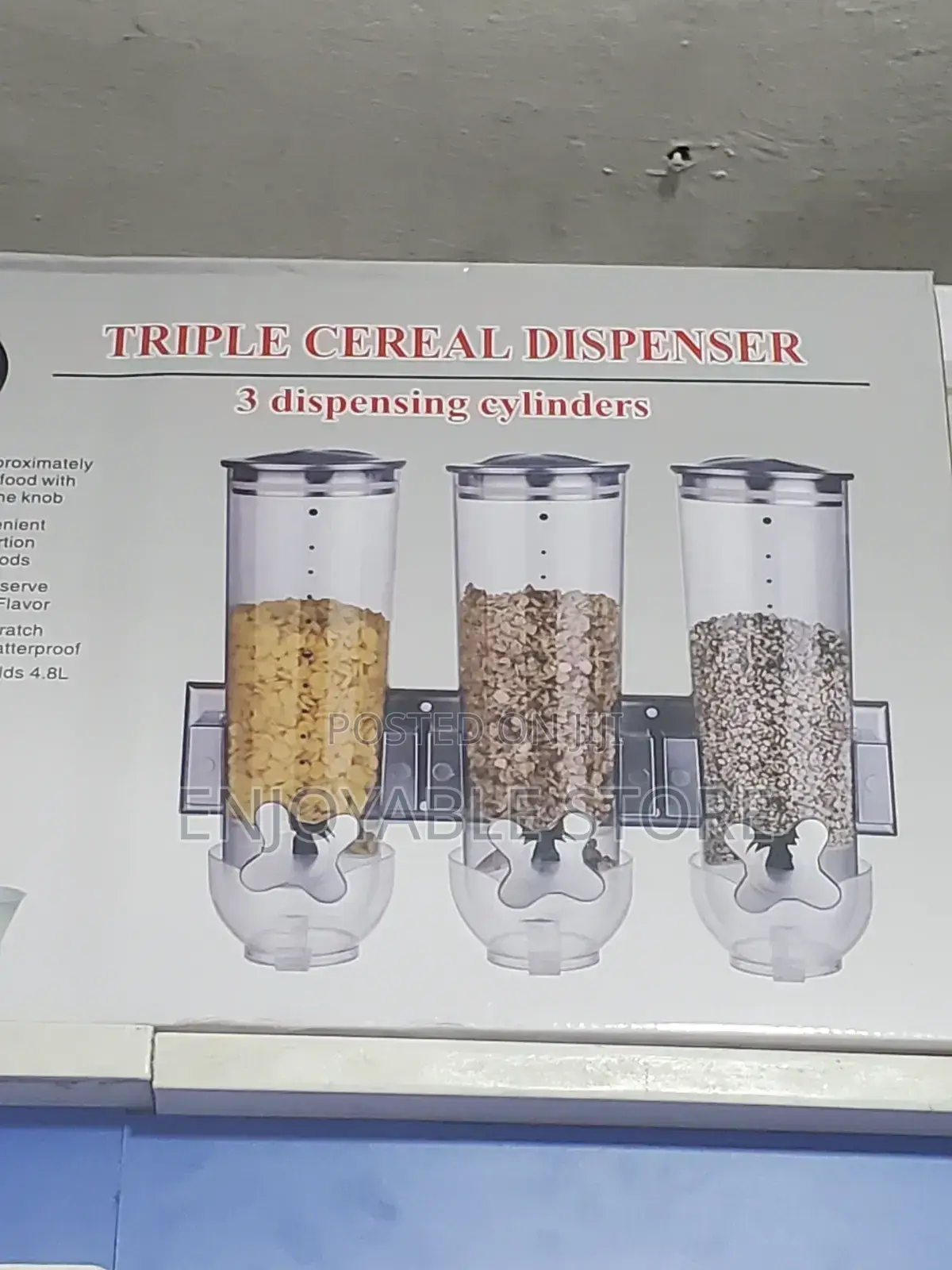 Tripple Cereal Dispenser