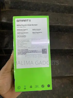 New Infinix Smart 8 64 GB Black