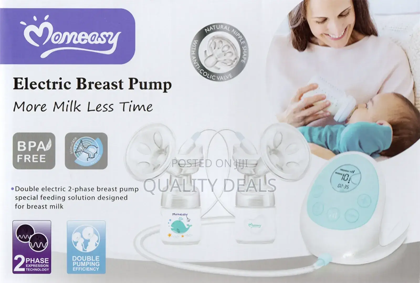 Momeasy Electric Double Breast Pump