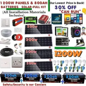 1200W Solar Energy System Kit