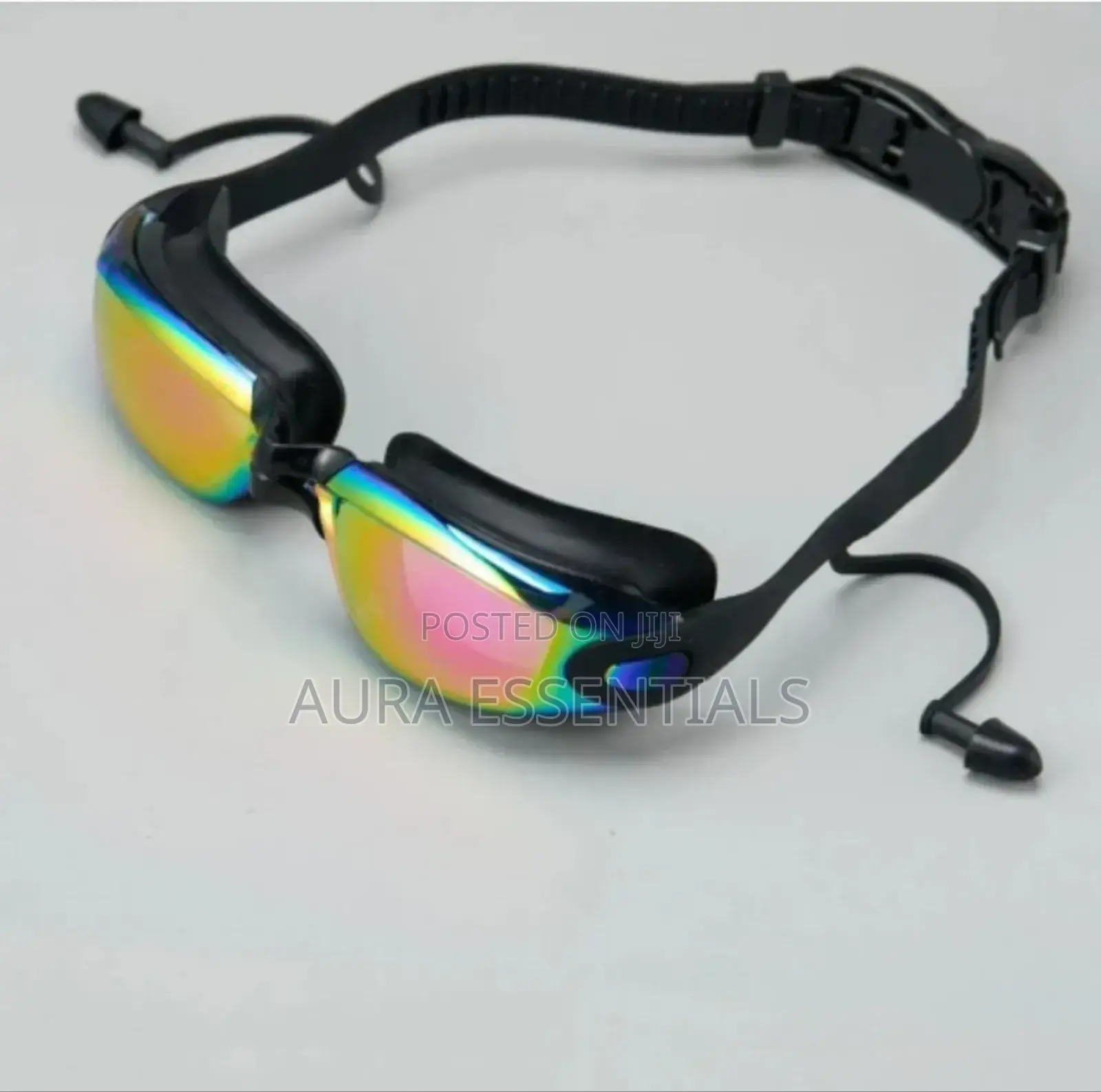Anti-Fog Mirror Coated Swimming Goggles
