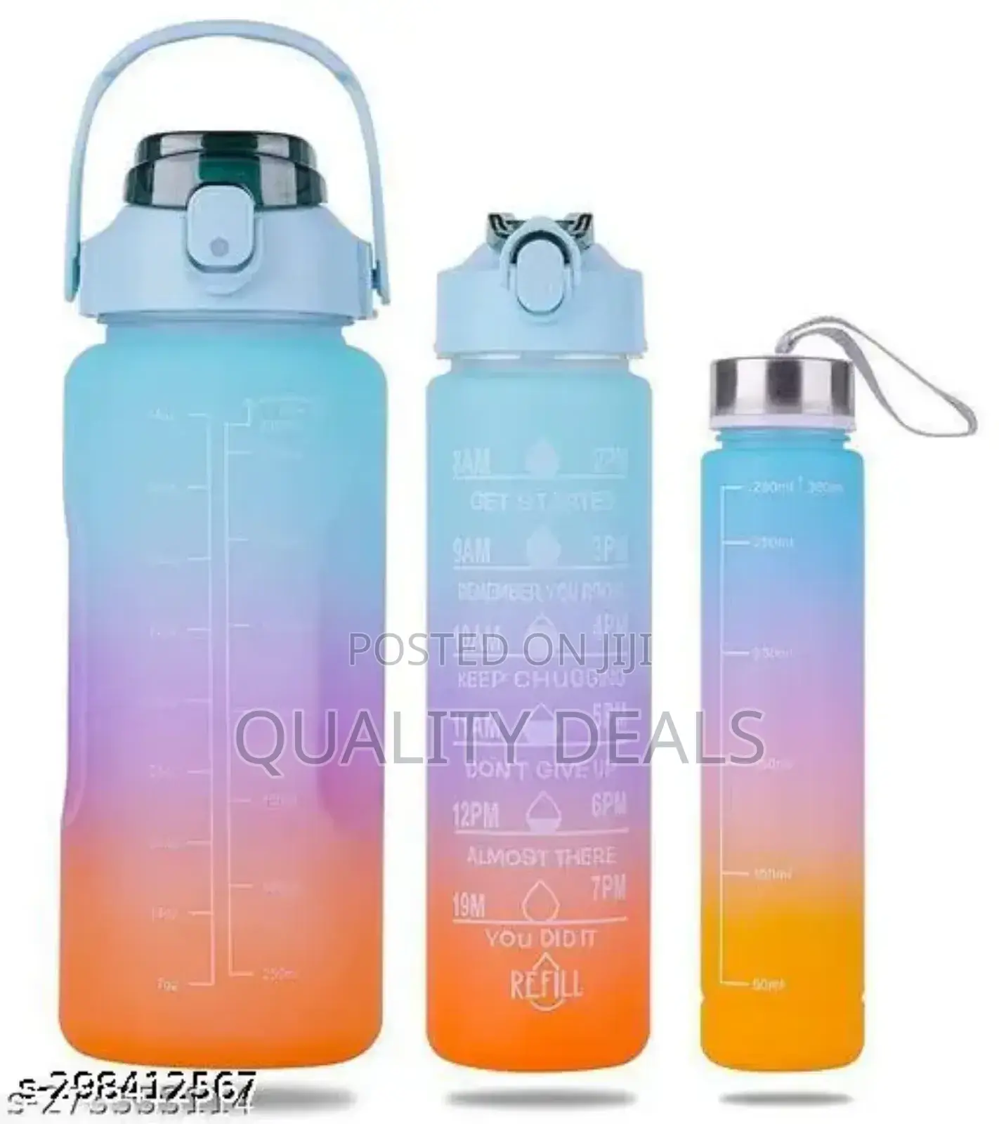 3pcs Water Bottle Set