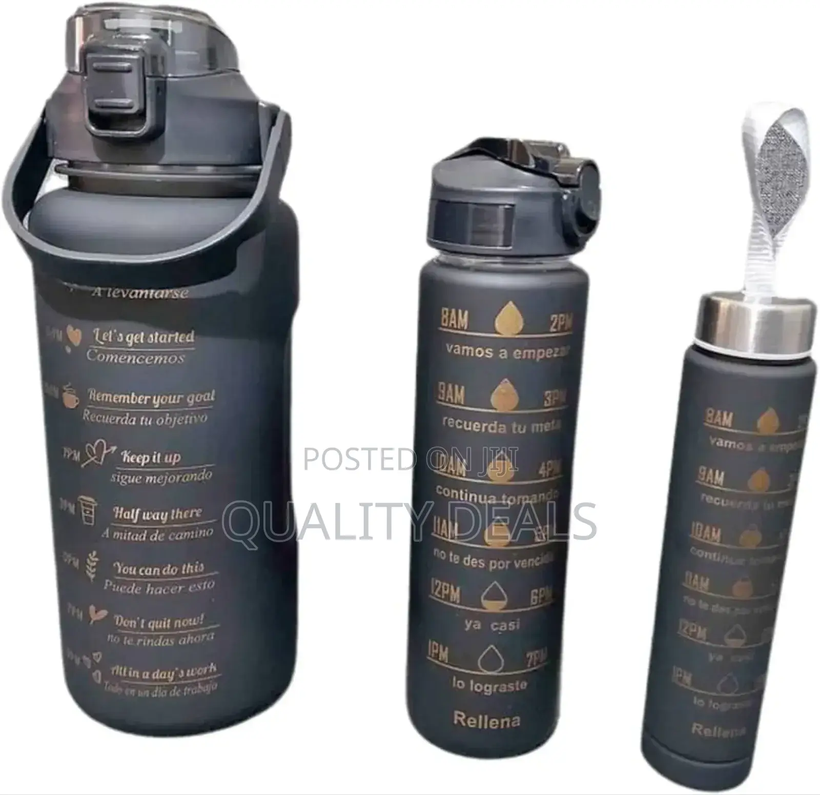 3pcs Water Bottle Set